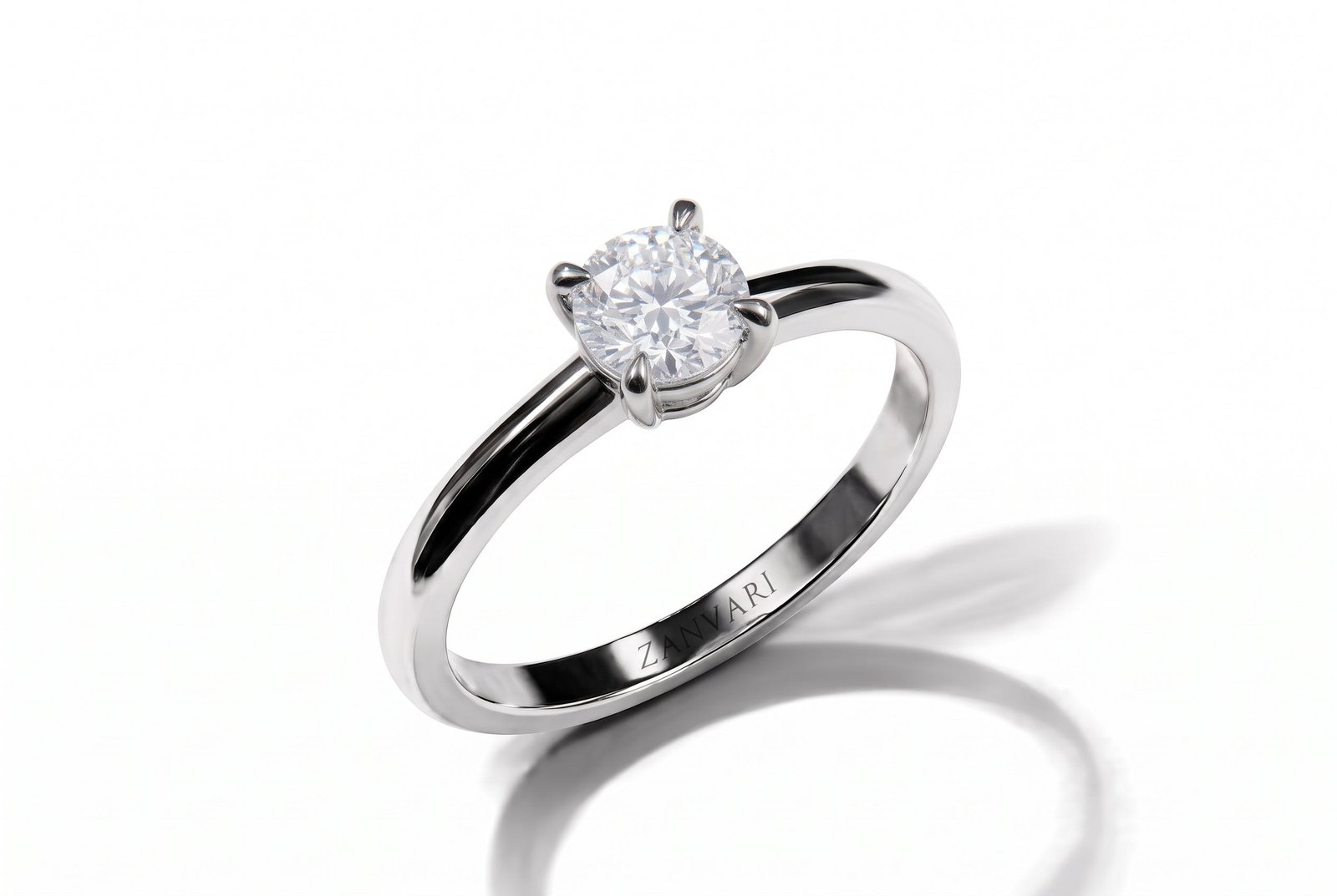 Pure Clarity — 0.5ct Lab-Grown Round Diamond Solitaire Ring