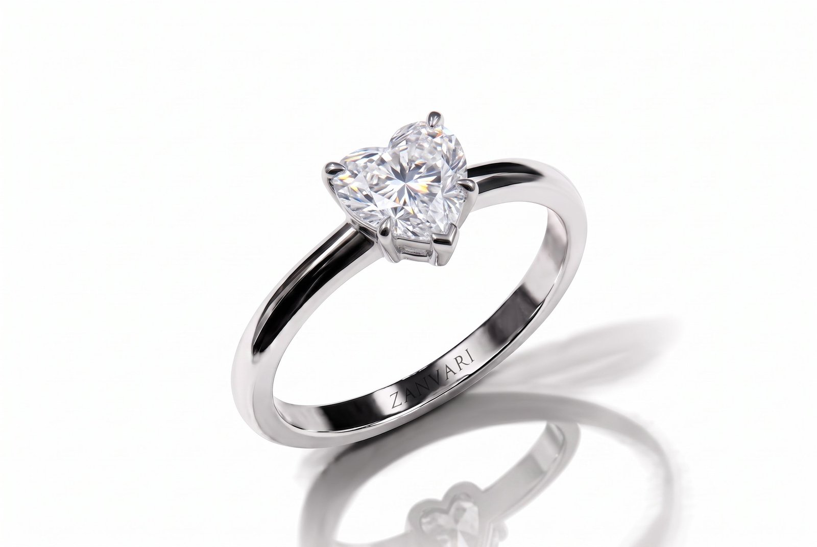 LoveBug Diamond Ring — 1ct Lab-Grown Round Diamond Solitaire