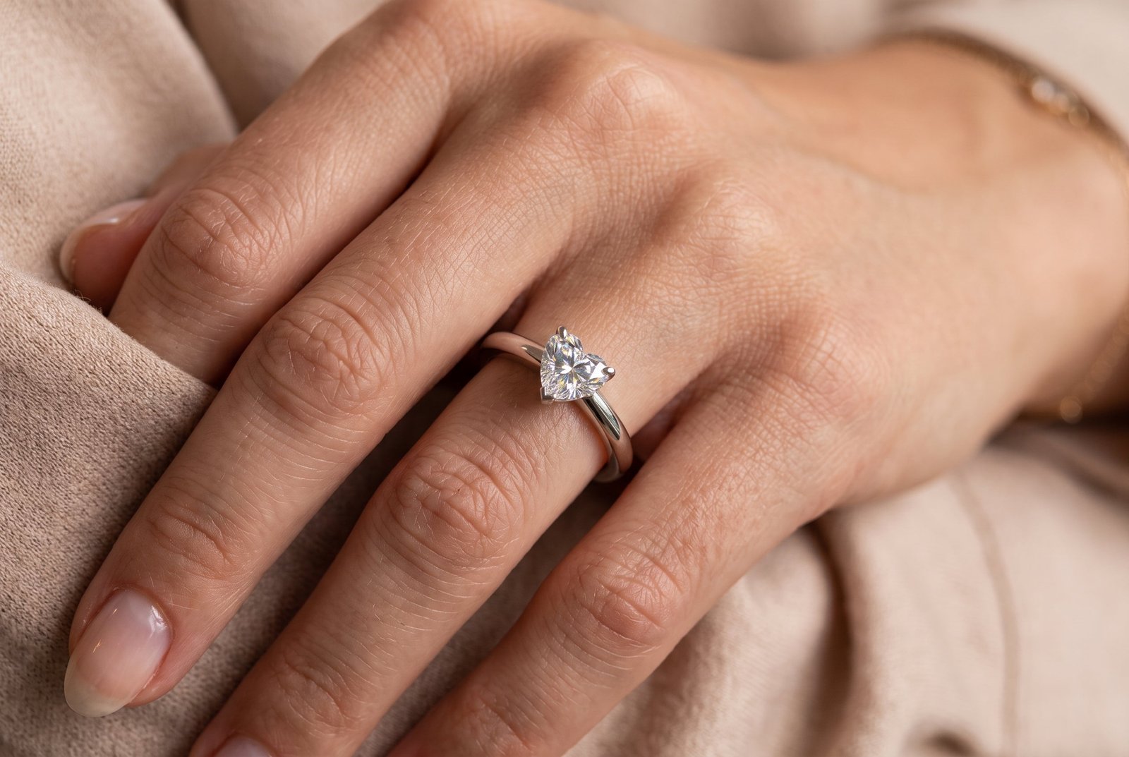 LoveBug Diamond Ring — 1ct Lab-Grown Round Diamond Solitaire - Image 2