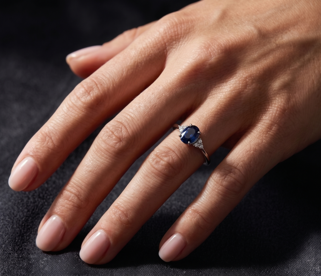 Endeavour Sapphire — Men’s Natural Ceylon Sapphire Ring in Sterling Silver Endeavour Sapphire — Men’s Natural Ceylon Sapphire Ring in Sterling Silver