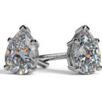 Drop of Dawn — D/VVS1 GRA Graded Pear Cut Moissanite Studs Drop of Dawn — D/VVS1 GRA Graded Pear Cut Moissanite Studs
