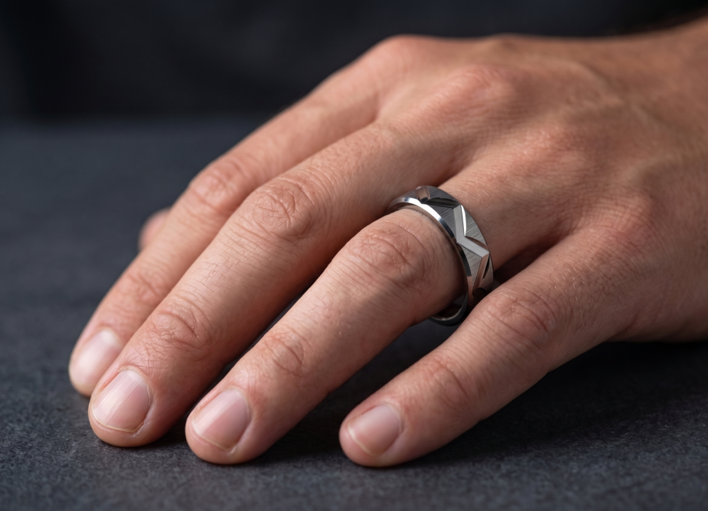 Refined Armor — Men’s Silver (Chandi) Ring in Sterling Silver Refined Armor — Men’s Silver (Chandi) Ring in Sterling Silver