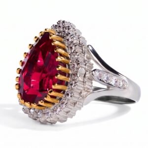 Hurrem Sultan — Lab-Created Ruby Ring in Sterling Silver