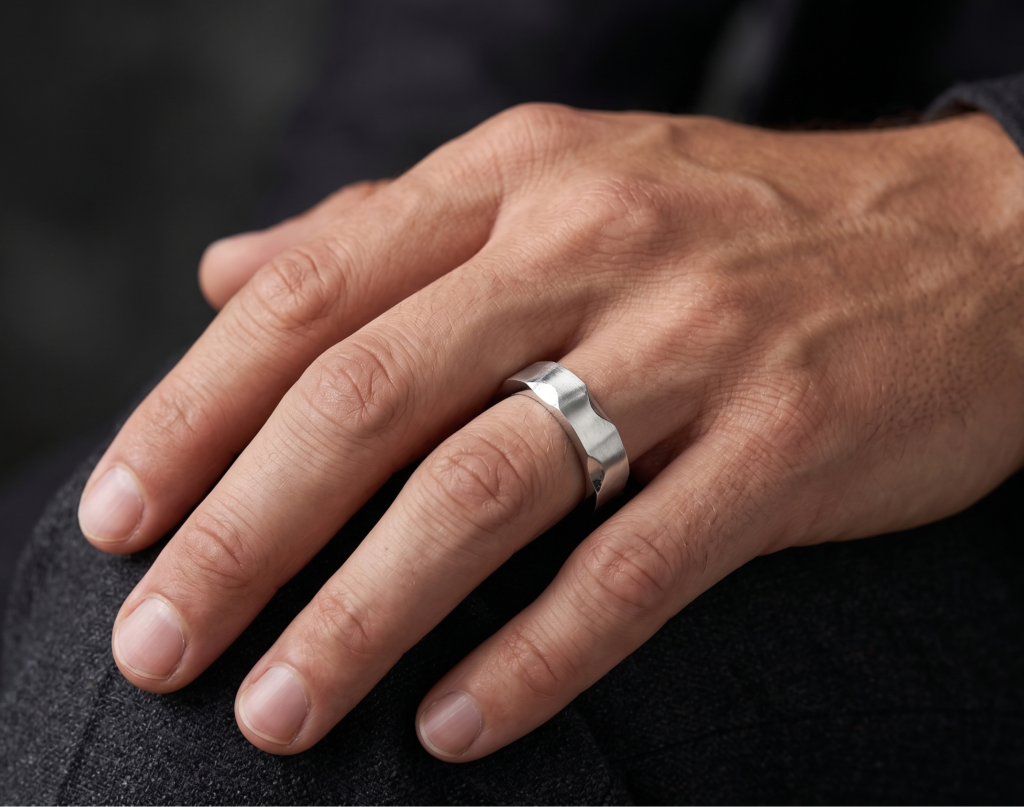 Silverwave — Men’s Silver (Chandi) Ring in Sterling Silver