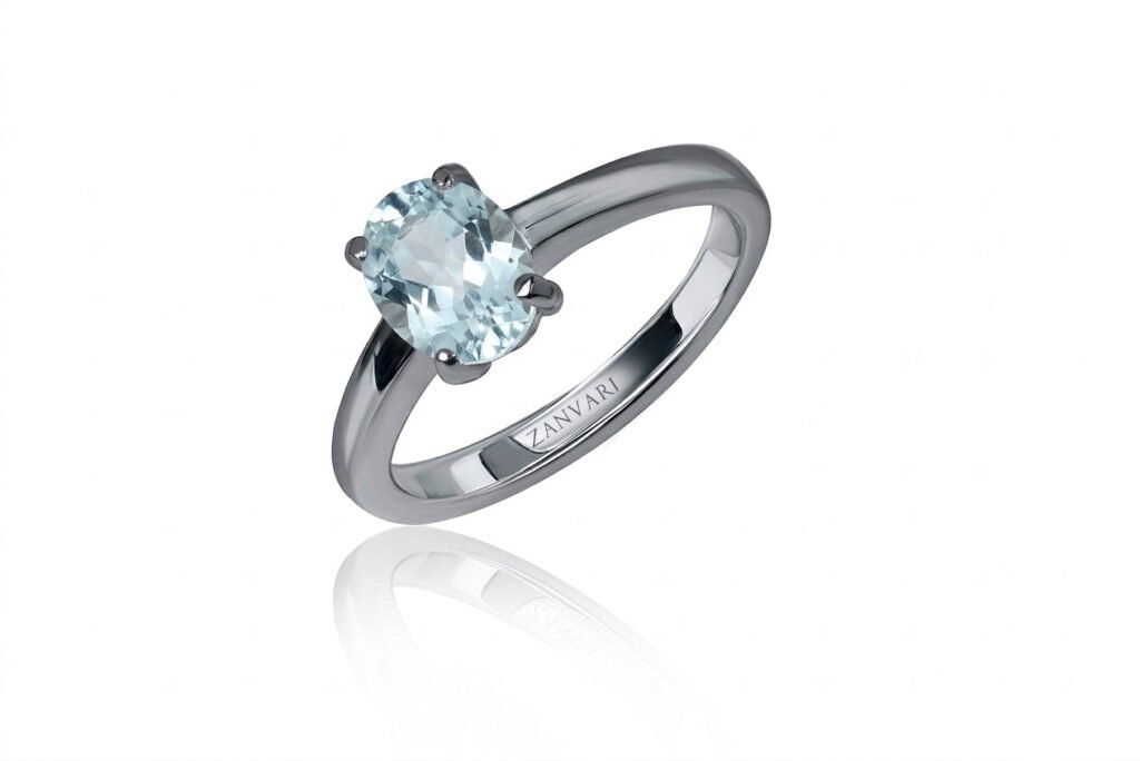 Natural Aquamarine Ring Collection
