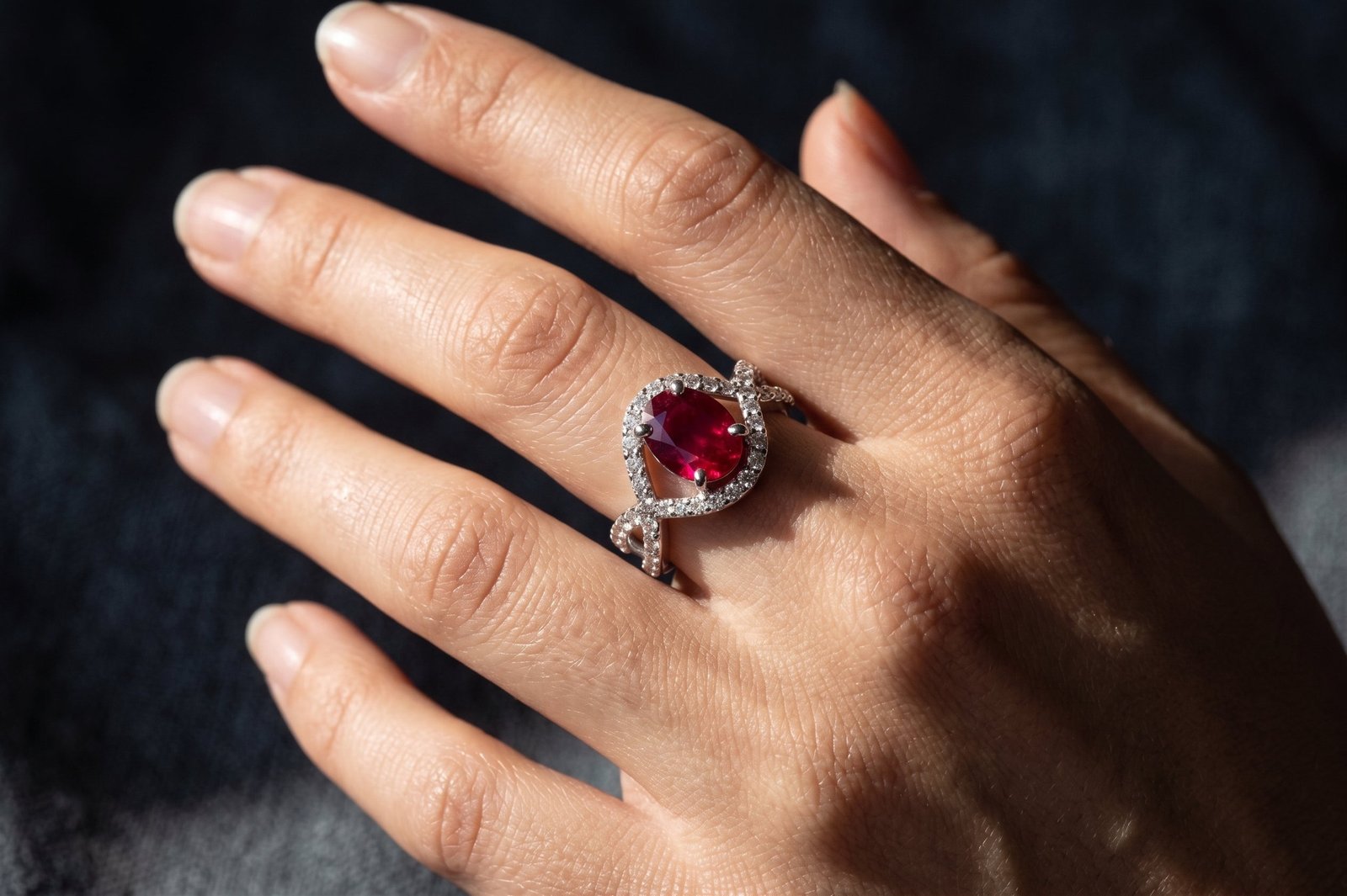 Ruby Cascade Ring — 1.25–2ct Natural Ruby in Sterling Silver - Image 2