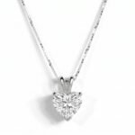 The Heart Stone of Moissanite Necklace — 1ct D/VVS1 GRA Graded Heart Cut The Heart Stone of Moissanite Necklace — 1ct D/VVS1 GRA Graded Heart Cut