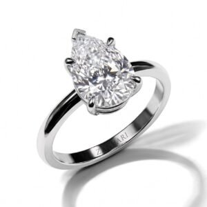 The Sweet Promise Ring— 1–3ct Lab-Grown TearDrop Diamond Solitaire Ring