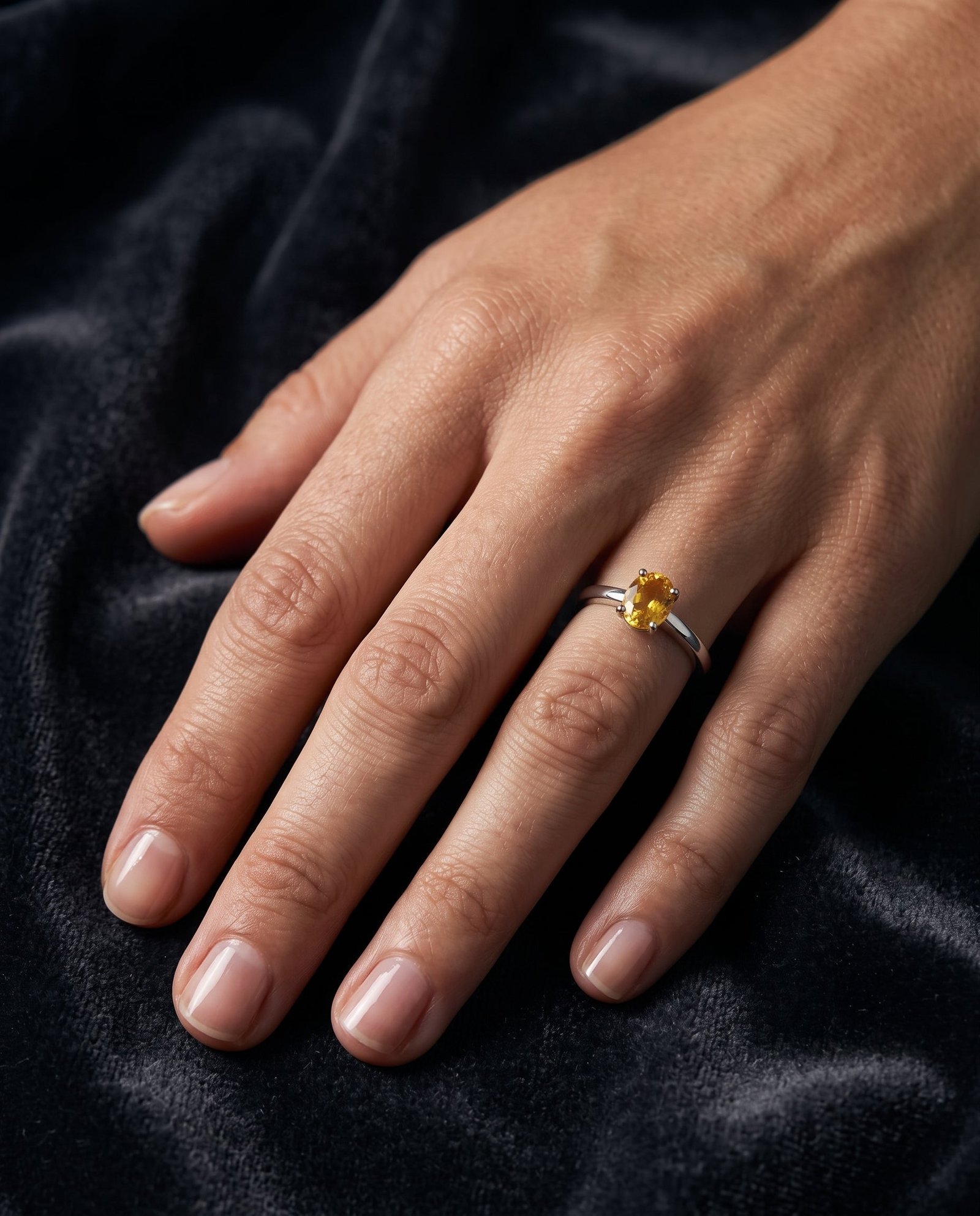 Honey Dreams — 1–2ct Natural Citrine Ring in Sterling Silver - Image 2