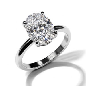 The Glow Girl Solitaire — 2ct Lab-Grown Oval Diamond Ring