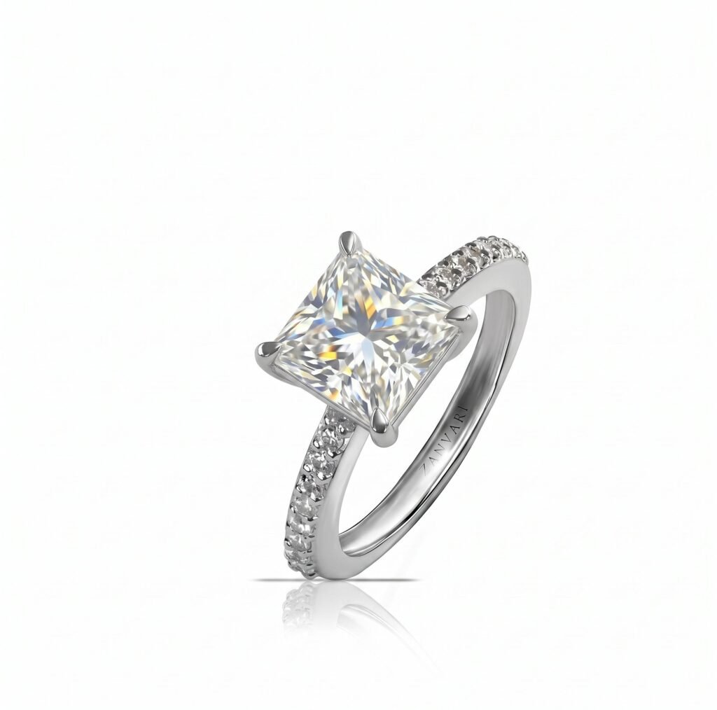 Princess Promise — 1–3ct Princess Cut Moissanite D/VVS1 GRA Graded Princess Promise — 1–3ct Princess Cut Moissanite D/VVS1 GRA Graded