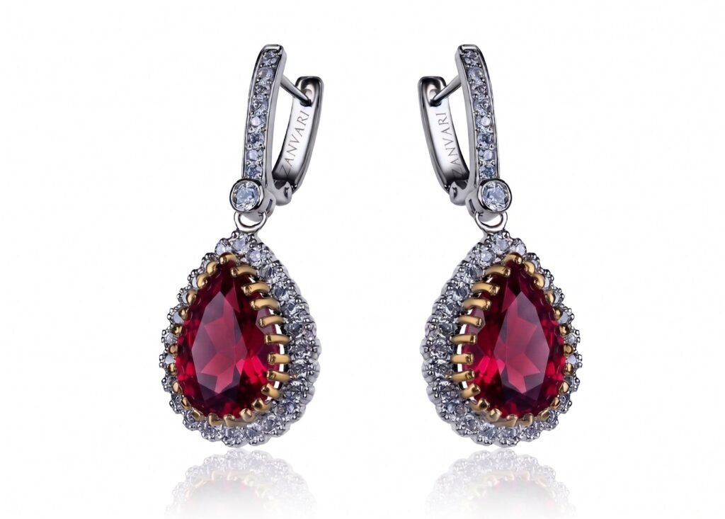 Hurrem Sultan — Lab-Created Ruby Earrings in Sterling Silver Hurrem Sultan — Lab-Created Ruby Earrings in Sterling Silver