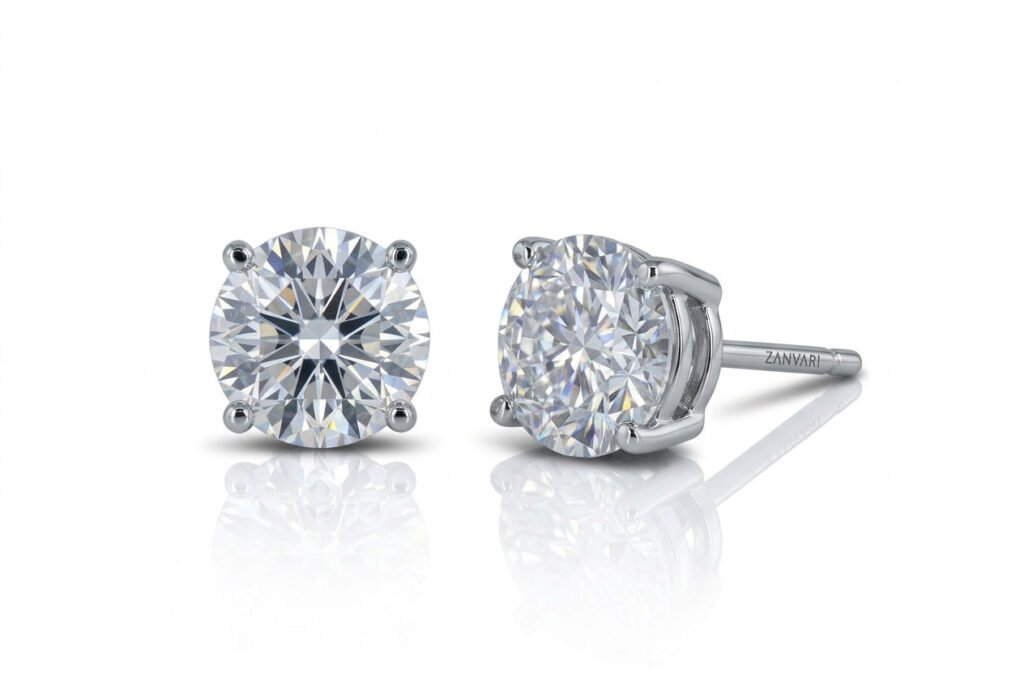 The Little Starlight Studs — 1ct Lab-Grown Round Brilliant Diamond Studs The Little Starlight Studs — 1ct Lab-Grown Round Brilliant Diamond Studs