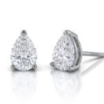 The Sweet Promise Studs — 1ct Lab-Grown Pear Cut Diamond Studs