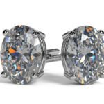 Truly Mine Studs— 1ct D/VVS1 GRA Graded Oval Cut Moissanite Studs