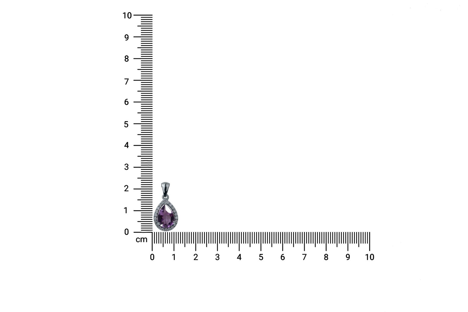 Purple Twilight — 1–1.5ct Natural Amethyst Necklace in Sterling Silver - Image 2