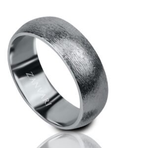 Matte Finish Silver — Men's Sterling Silver (Chandi) Band