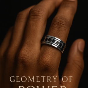 Geometry of Power — Men's Silver (Chandi) Ring in Sterling Silver