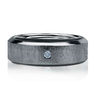The Vanguard Diamond — Men's 3–5 Cent Diamond Ring in Sterling Silver
