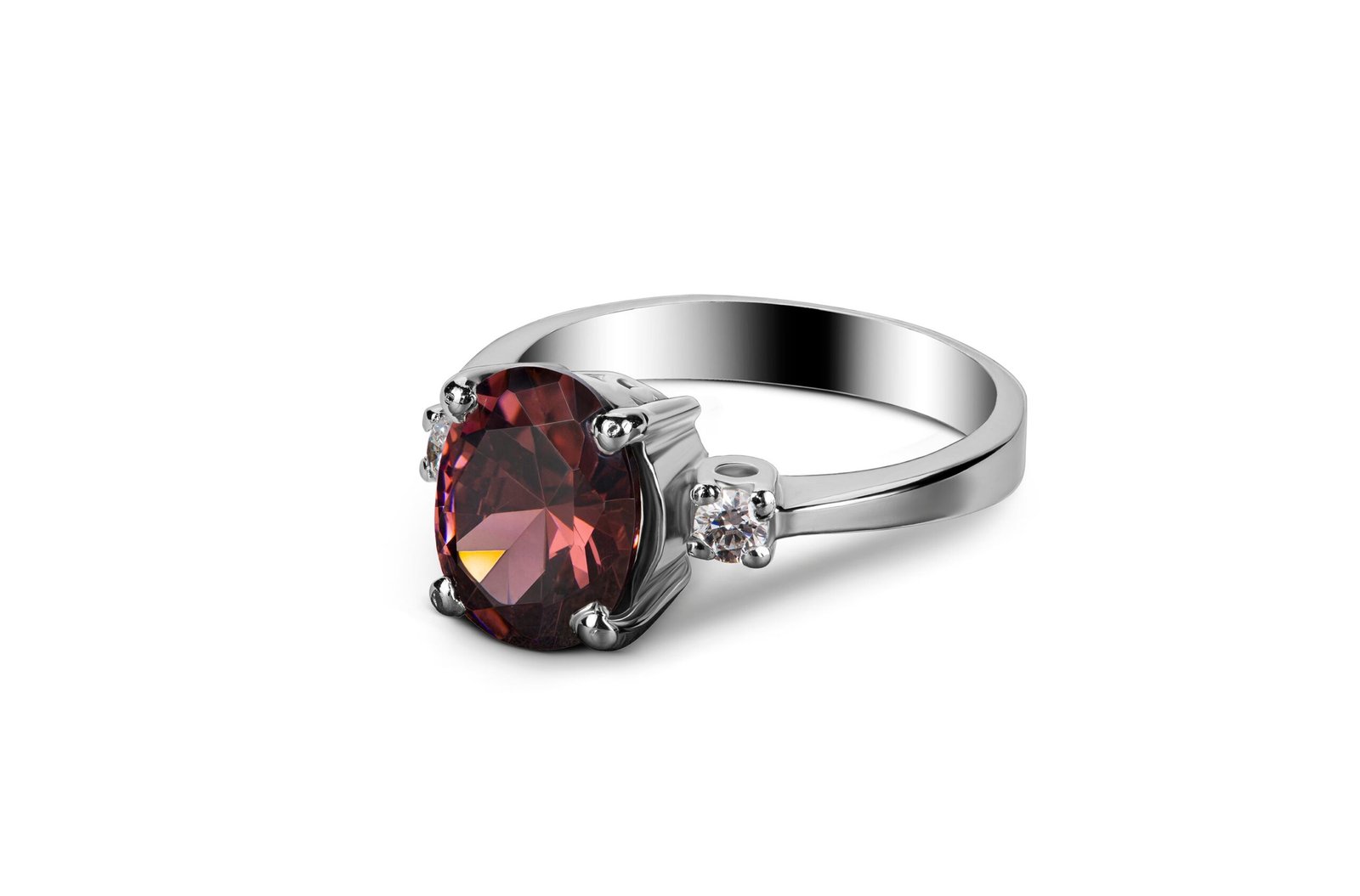 The Stone of Class — Faalsa Colour Stone Ring in Sterling Silver - Image 3