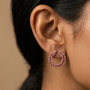 Petals of Paradise — Gold Plated Sterling Silver Floral Earrings