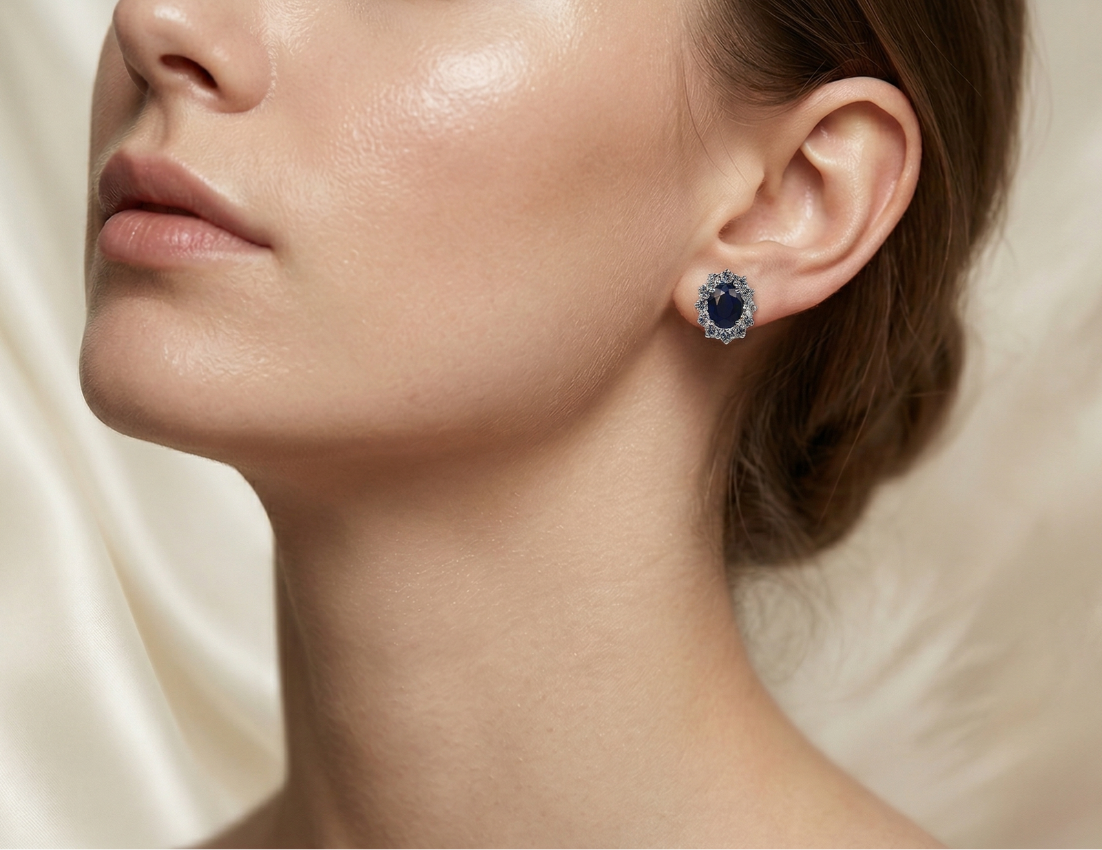 Sapphire Heaven — 1–2ct Natural Sapphire Studs in Sterling Silver - Image 2