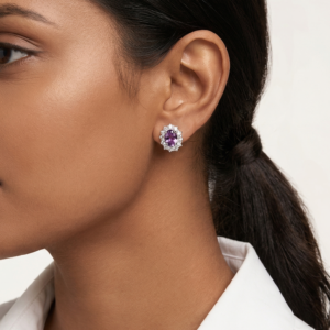 Majestic Lavender — Natural Amethyst Studs in Sterling Silver