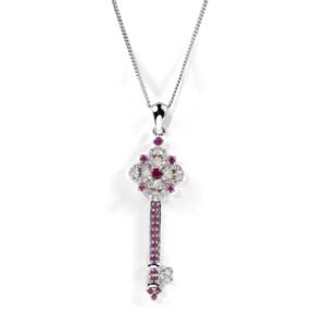 Treasured Ruby Locket — Natural Ruby Pendant in Sterling Silver