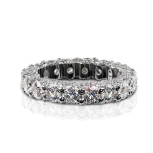 Modern Love Eternity Band — GRA Certified Moissanite in Sterling Silver