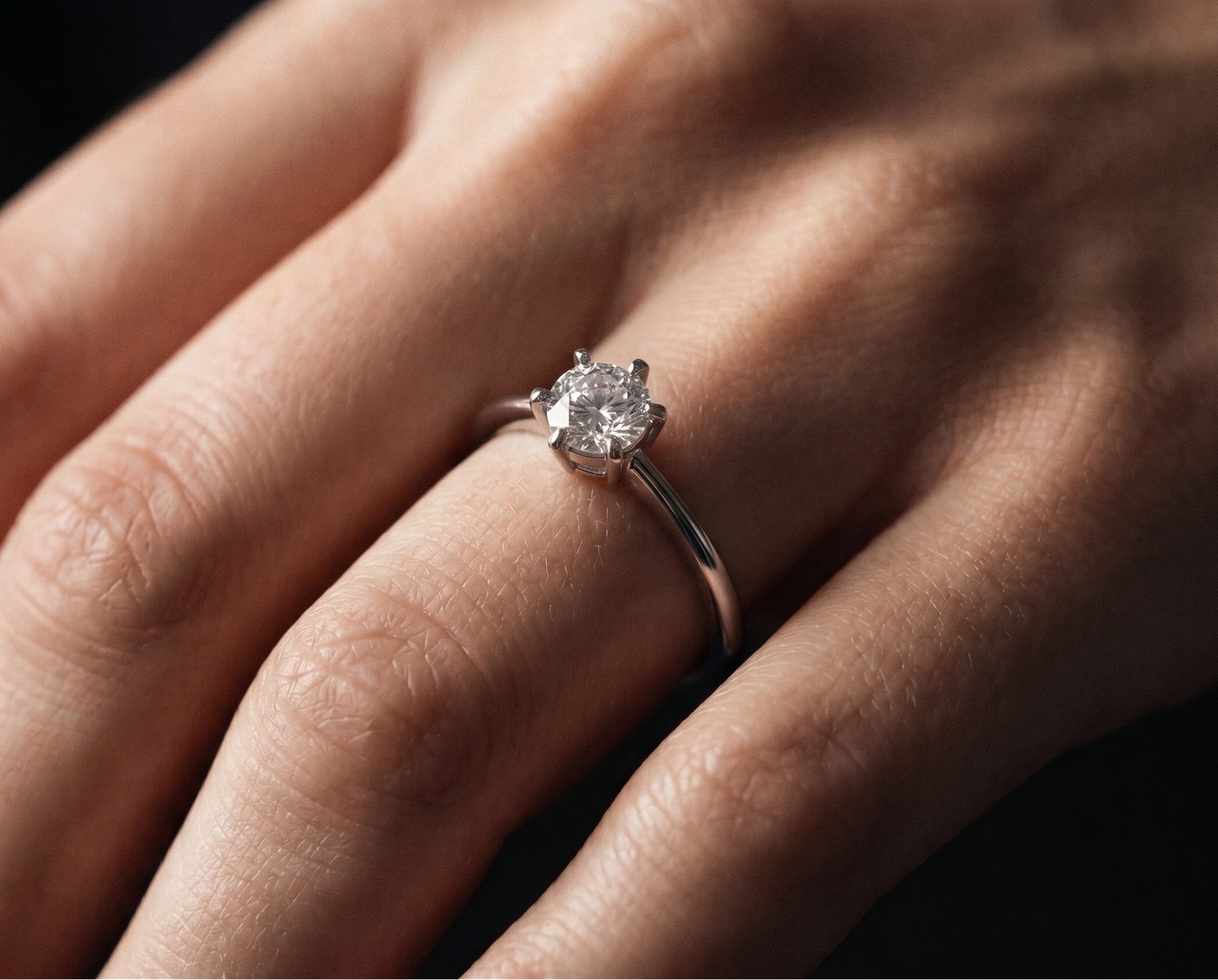 Moissy Magic — 1ct GRA Certified Moissanite Ring in Sterling Silver