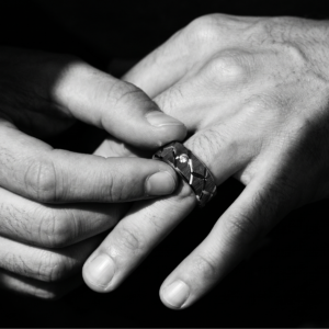 Powerful Presence — Men's Silver (Chandi) Ring in Sterling Silver
