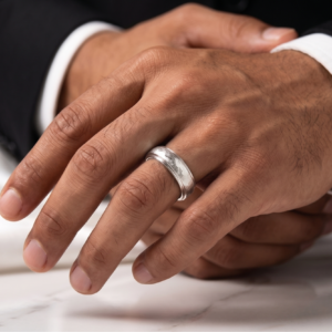 Rhythm of Raw — Men's Silver (Chandi) Ring in Sterling Silver
