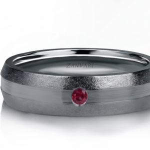 Imperium Ruby Band — Men's Natural Ruby Ring in Sterling Silver
