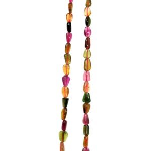 Natural Tourmaline Rainbow String — Multi-Colour Tourmaline Necklace
