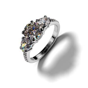 Deep Sea Dream — 2–2.5ct Natural Sapphire Ring in Sterling Silver