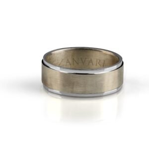 Contemporary Elegance Matte — Men's Sterling Silver (Chandi) Ring