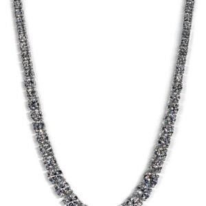 Kiara — The First Ray Moissanite Necklace in Sterling Silver