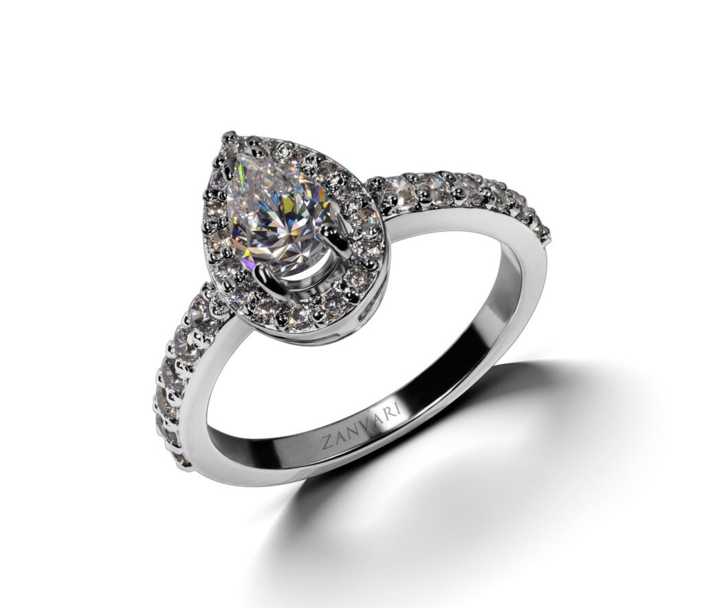 PEAR SHAPE MOISSANITE