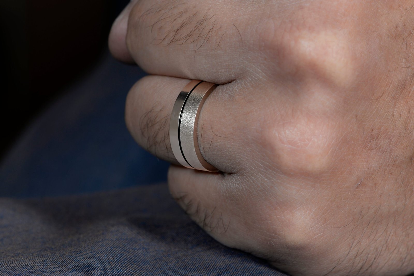 Stylish Appearance — Men's Sterling Silver (Chandi) Ring - Image 2