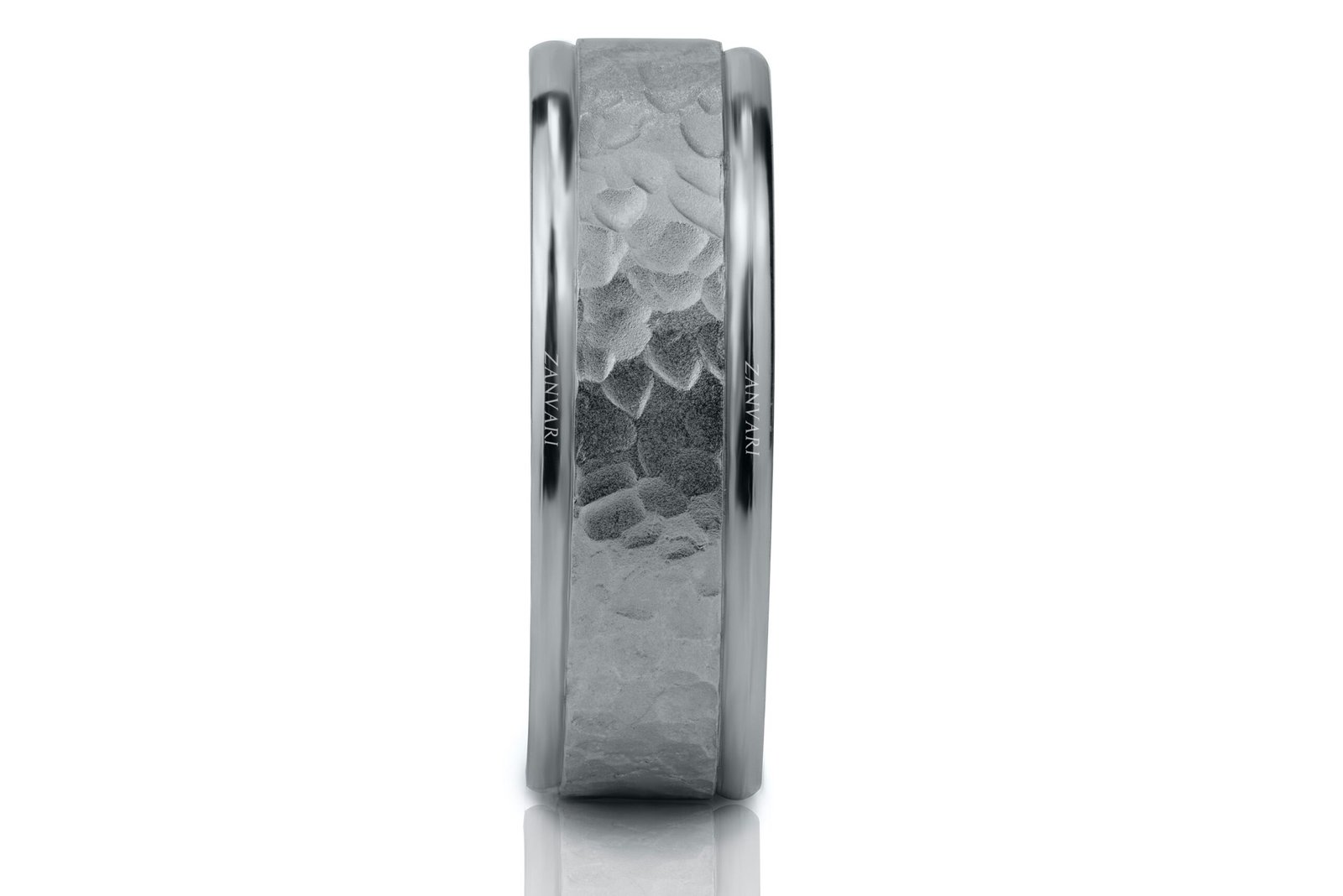 The Band of Zaviyar — Men's Faceted Ring in Sterling Silver - Image 5