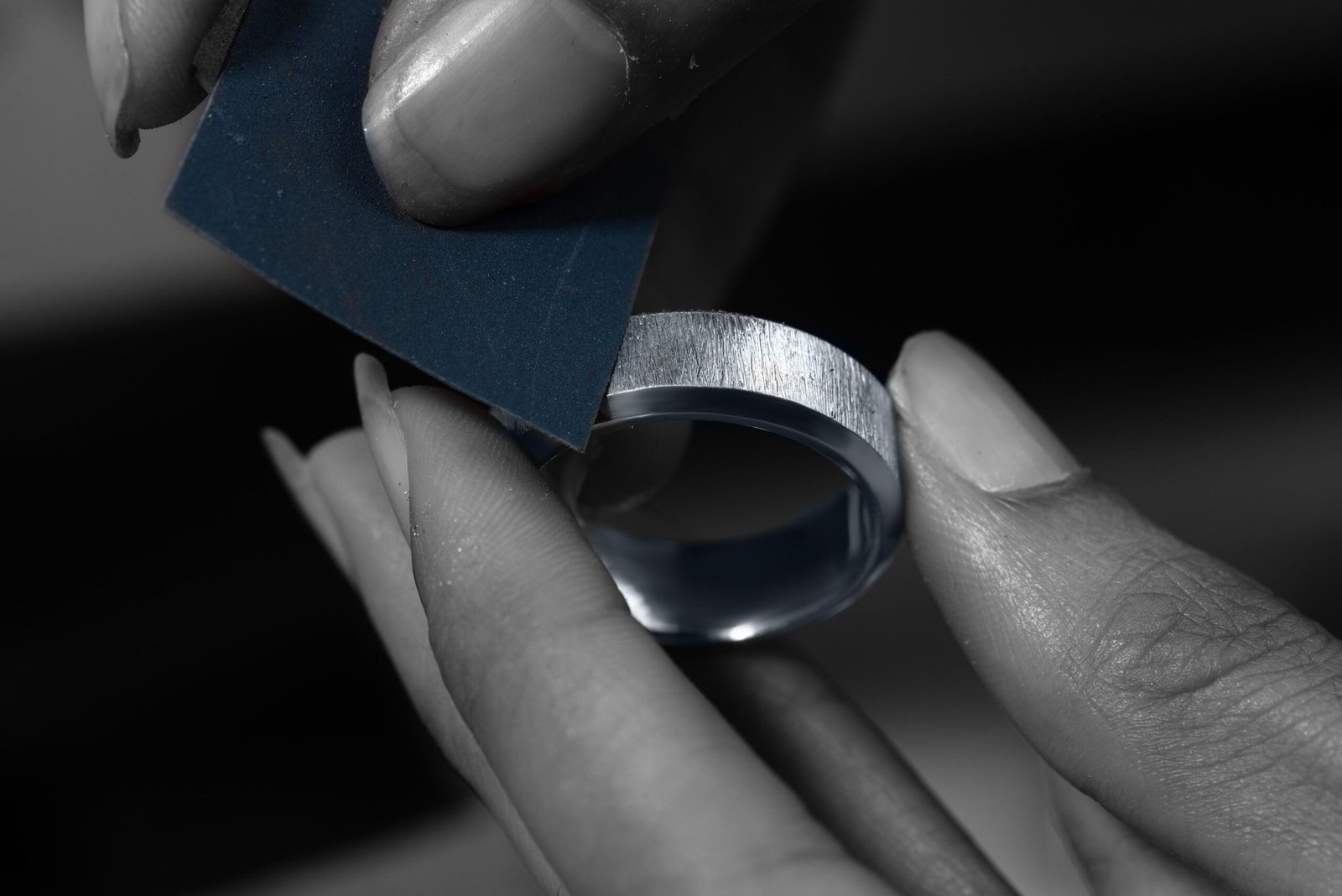 Captured in Silver — Men's Sterling Silver (Chandi) Ring - Image 2