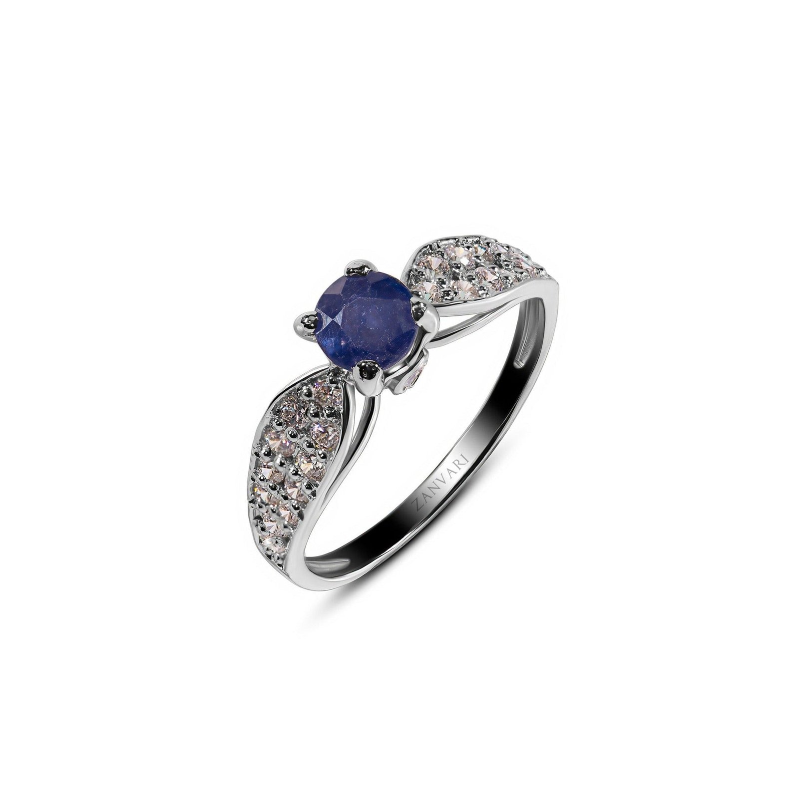 Serene Sapphire Ring — Natural Sapphire in Sterling Silver