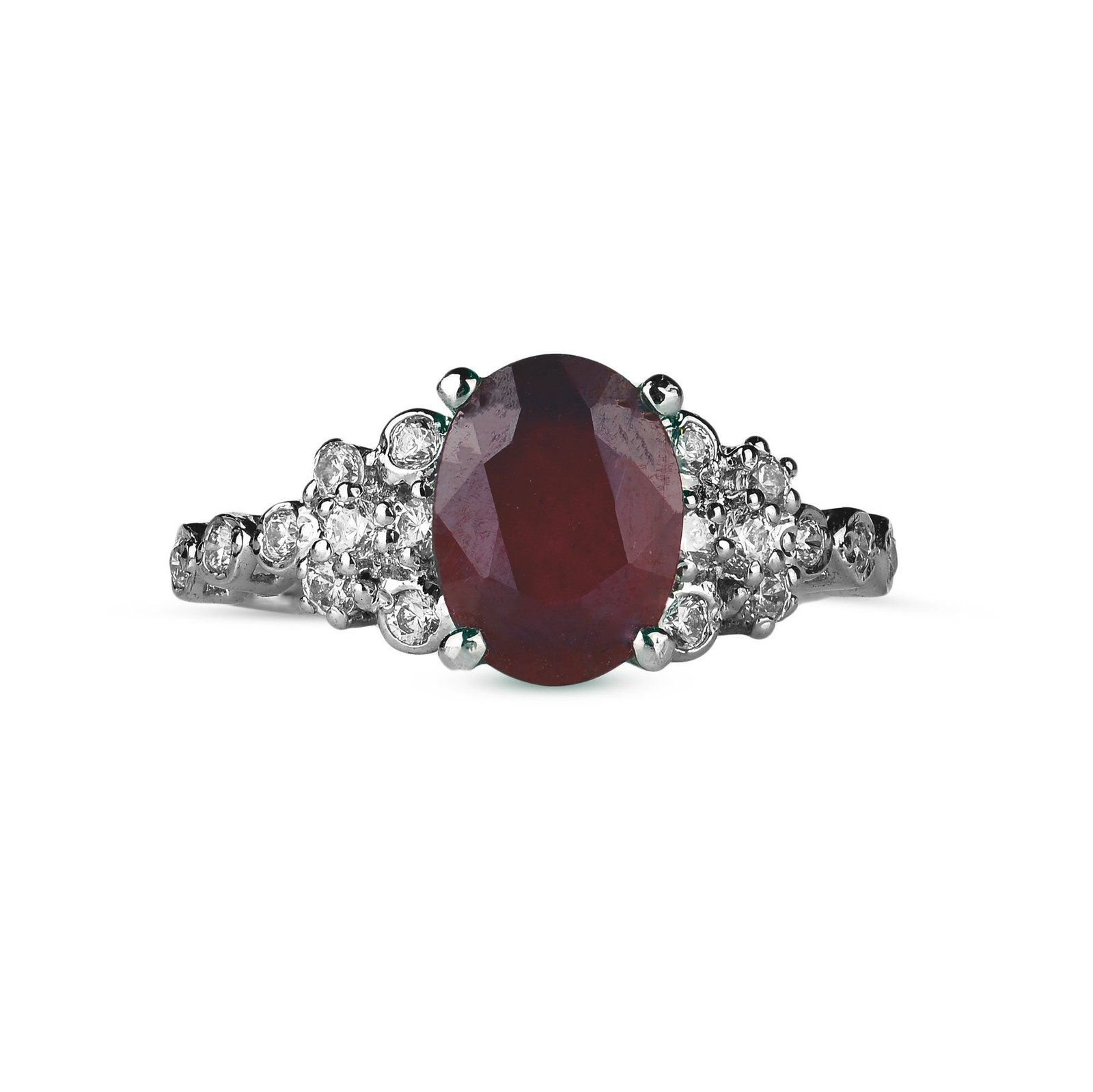 Ruby Reign — Natural Ruby (Yaqoot) Ring in Sterling Silver