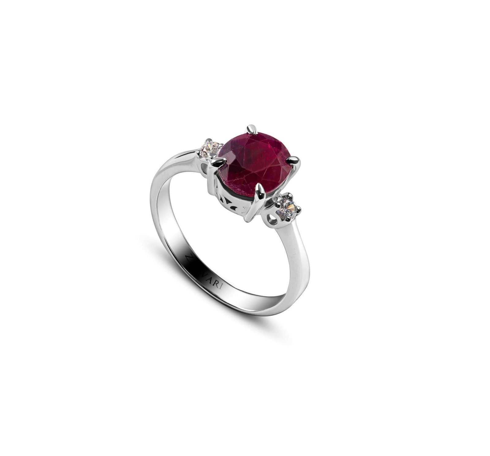 Magnificent Ruby Stone Ring — 2.8–3.3ct Natural Ruby (Yaqoot) in Sterling Silver