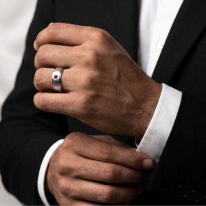 Endeavour Ruby — Men's Natural Ruby Ring in Sterling Silver